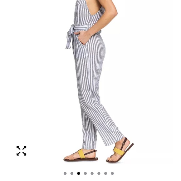 Roxy Gray and White Jumpsuit - Picture 8 of 16
